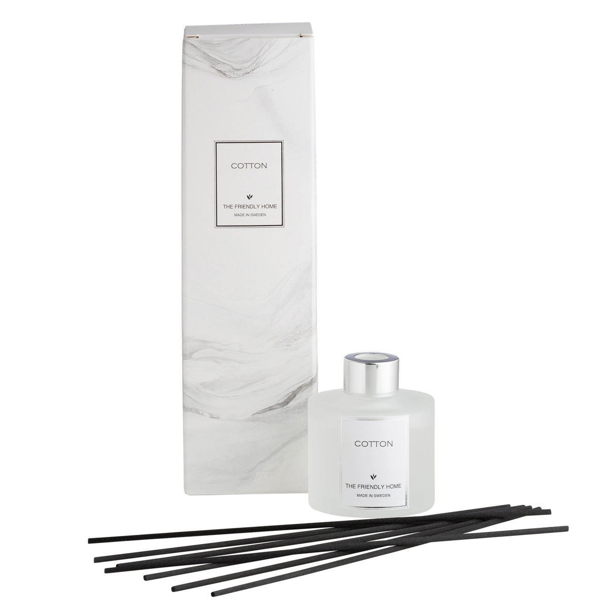 Cotton doftpinnar 100 ml – nytvättat & fräscht